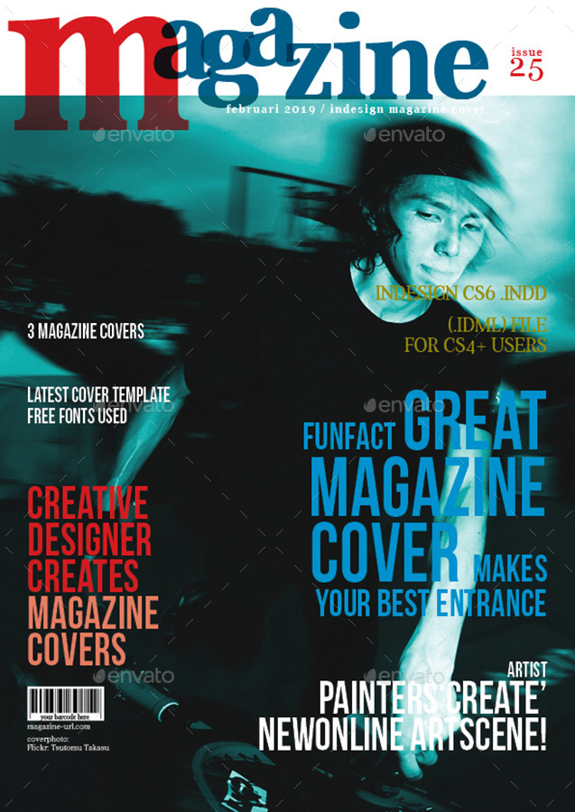 Magazine Covers Template A4, Print Templates | GraphicRiver